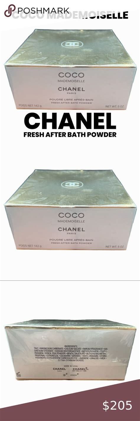 coco chanel after bath powder.